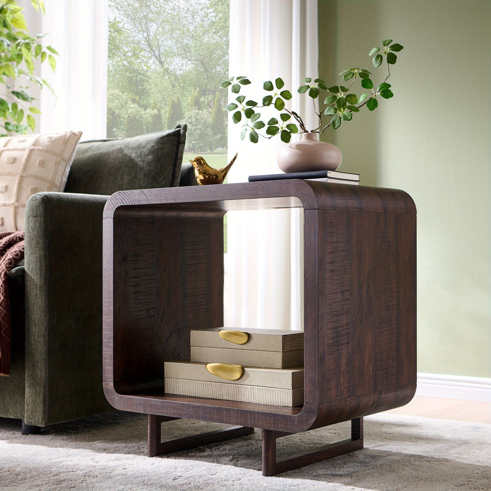 End Table with Charging Station, 23.6\