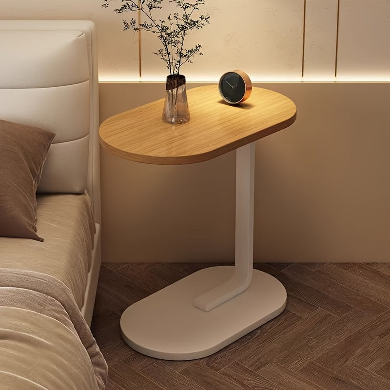 Versatile Walnut Bedside Table - Modern & Classic Design for Living Room or Bedroom, Ideal for Storage, Laptop Desk, or Coffee Table, Easy to Move, Simple, Side Table