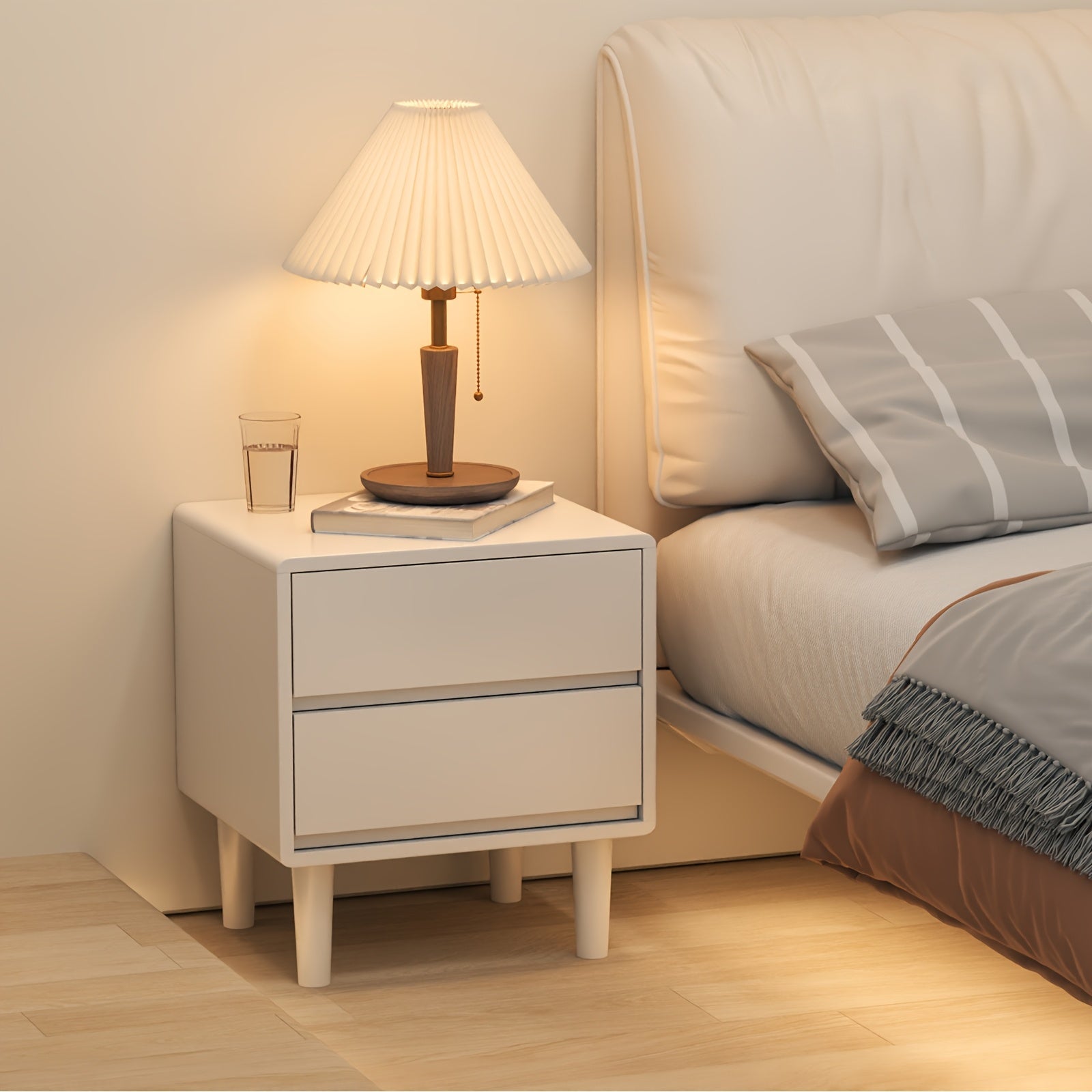 Furniture for Home Storage Shelves Solid Wood Nightstand, Popular Home Entryway Storage Cabinet for Small Spaces, Integrated Bedroom Bedside Storage, Room Decor, Furniture for Home, Christmas Gifts, Black Fridays Items, Free Shipping