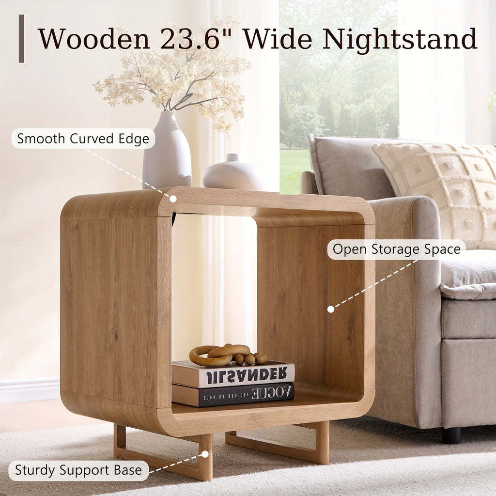End Table with Charging Station, 23.6\