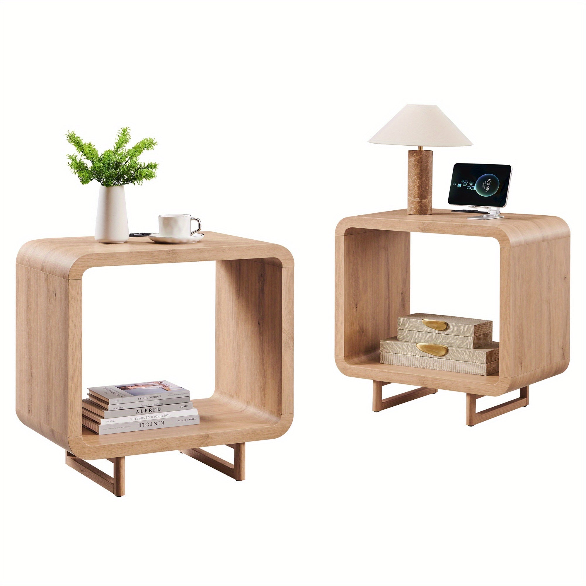 End Table with Charging Station, 23.6\