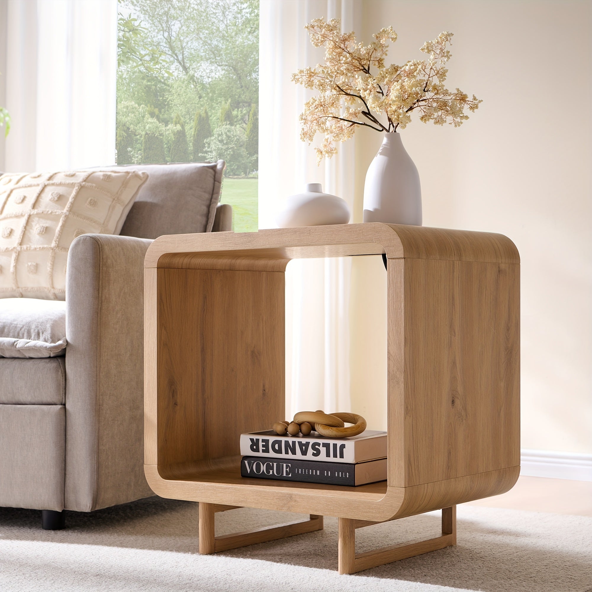 End Table with Charging Station, 23.6\