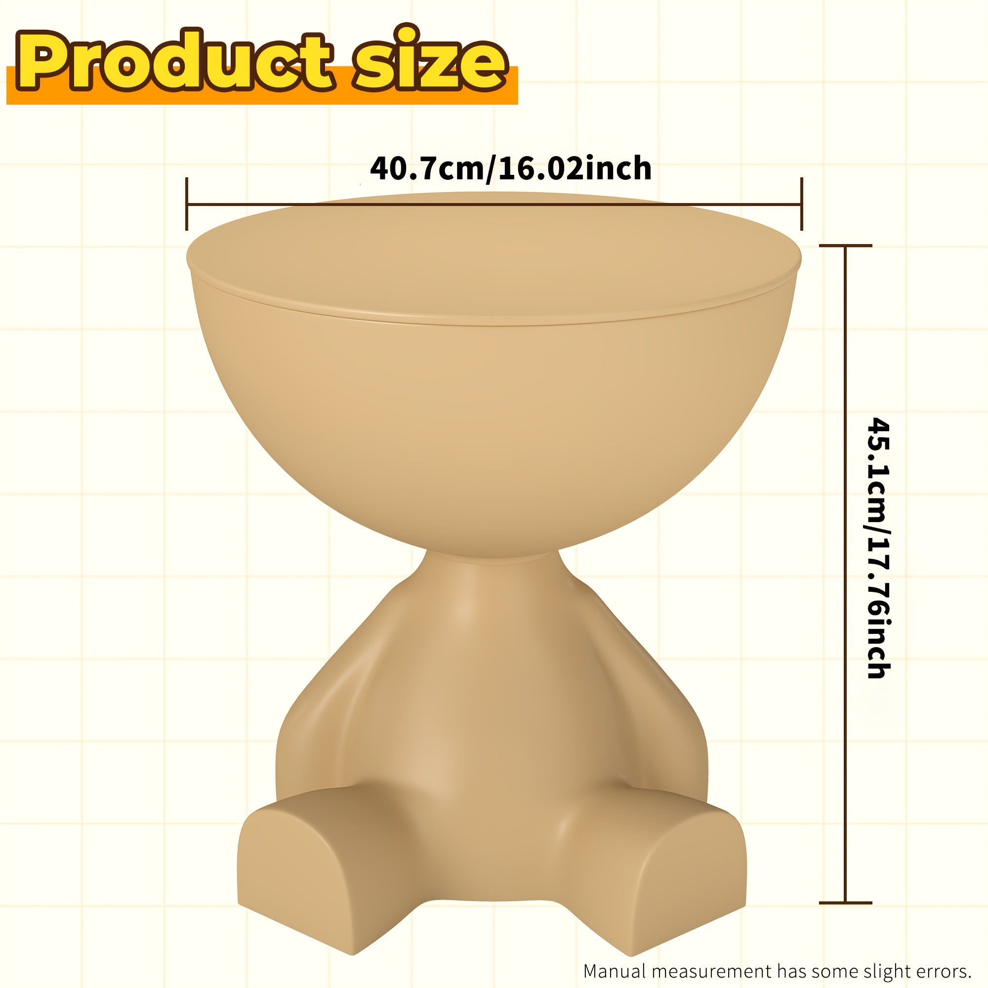 Cute Round End Table With Hidden Storage, Versatile Sofa Side Table Or Nightstand As A Gift, Ideal For Small Rooms, Stylish Gift For Home Lovers, Installation Tools Included, Decorations